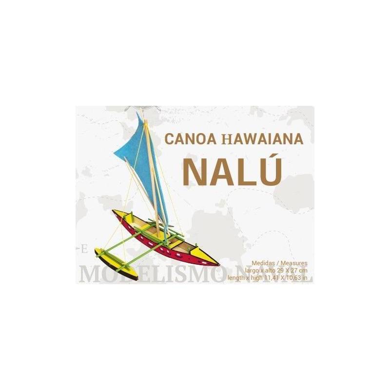 NALù Hawaiian Canoe with sail