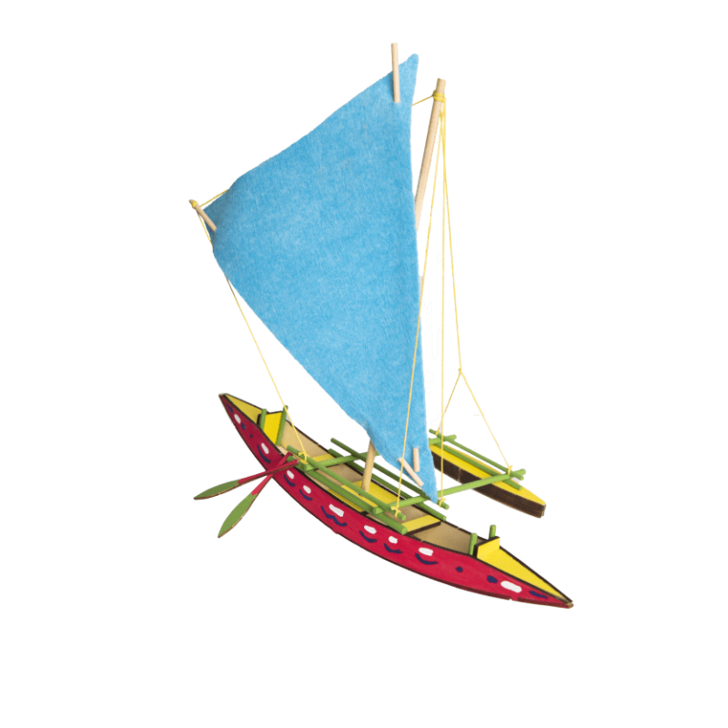 NALù Hawaiian Canoe with sail