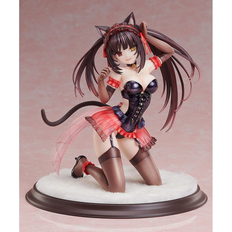 Date A Live statuette 1/7 Kurumi Tokisaki Cat Ears Ver. 17cm