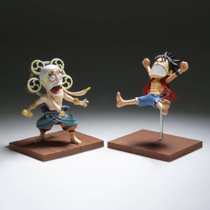 ONE PIECE - Luffy & Enel - WCF-Log Stories 7cm Figure