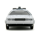 Back to the Future DeLorean Time Machine Frost 1/32 metal Hollywood Rides