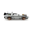 Back to the Future III DeLorean Time Machine Railroad Wheels 1/24 metal Hollywood Rides