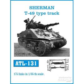 SHERMAN T-49 type track