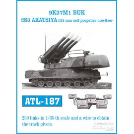 9K37M1 BUK 2S3 AKATSIYA 152 mm self propeller howitzer