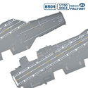 MAGIC FACTORY: 1/700; Pre-painted Flight Deck for U.S. Navy Gerald R. Ford-class Aircraft Carrier- USS Gerald R. Ford CVN-78