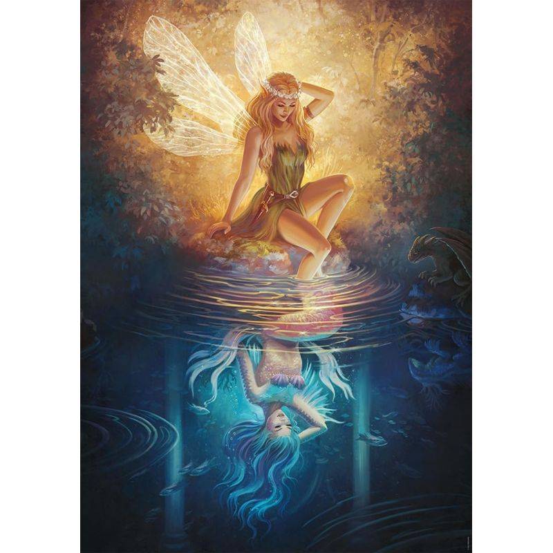 Nathan puzzle 1500 p - The reflection of the fairy (Fantasy Collection)