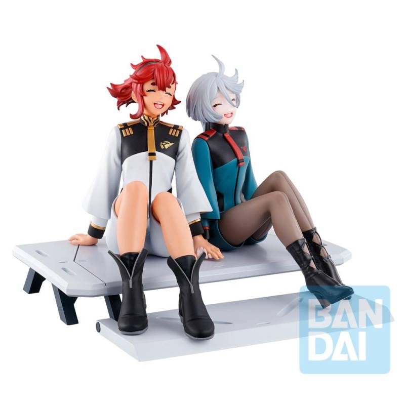 Gundam THE WITCH FROM MERCURY - Suletta Mercury & Miorine Rembran Volume 3 Ichibansho 9cm