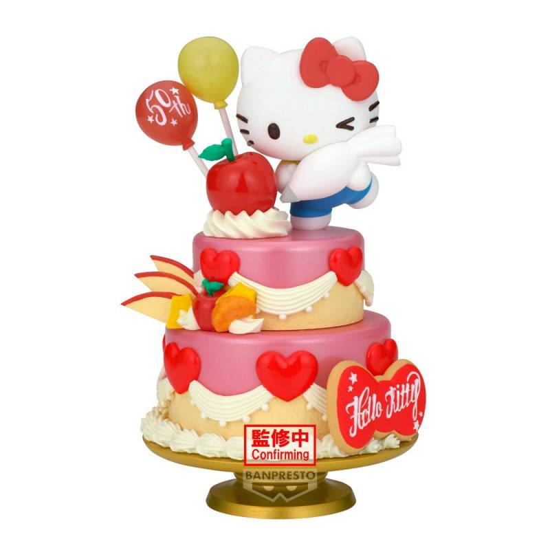 Sanrio Paldolce collection Large Hello Kitty figure 50th Anniversary Ver.