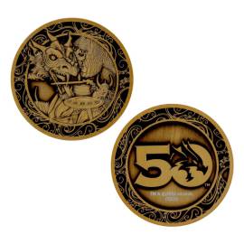 Dungeons & Dragons collector's coin 50th Anniversary Antique Gold Edition 4 cm