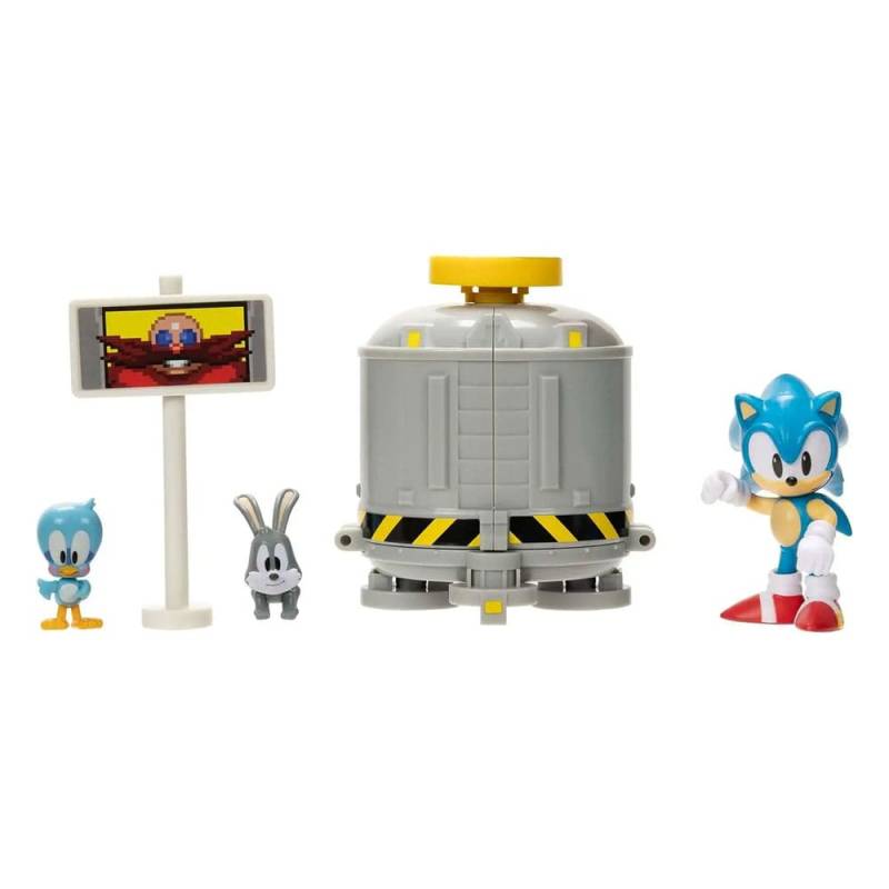 Sonic - The Hedgehog Diorama playset Level Clear 6 cm