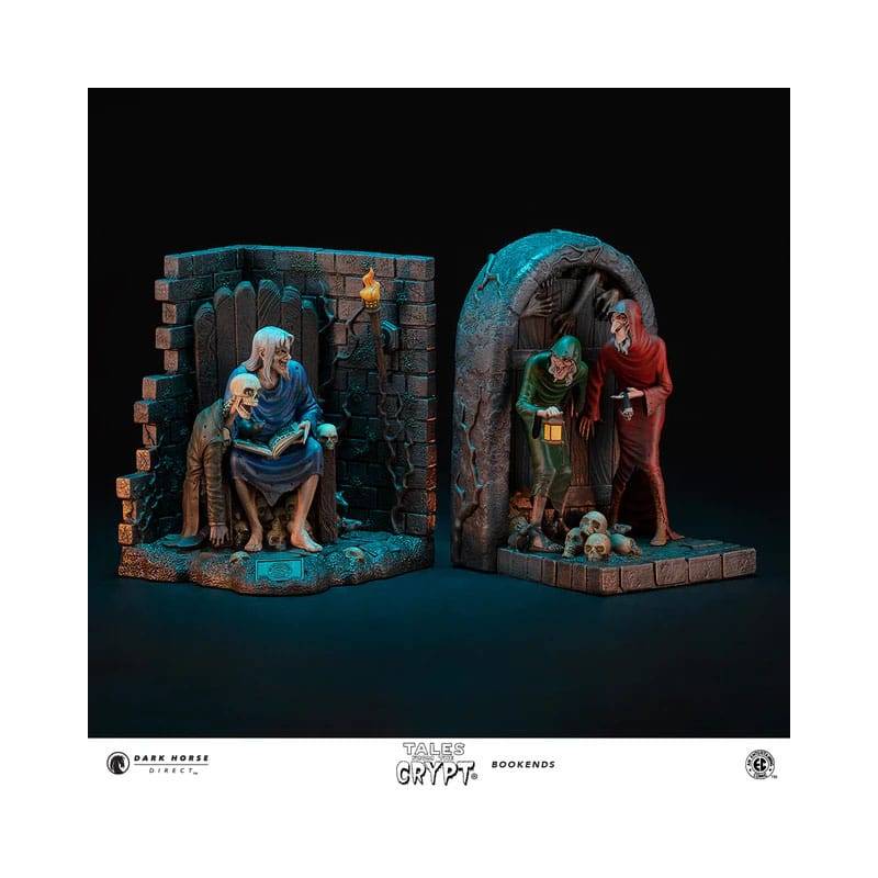 Tales from the Crypt bookends Crypt-Keeper, Vault-Keeper & The Old Witch 21 cm