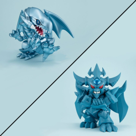 Yu Gi Oh! Duel Monsters statuette PVC Megatoon Blue Eyes White Dragon & Obelisk the Tormentor (with gift)