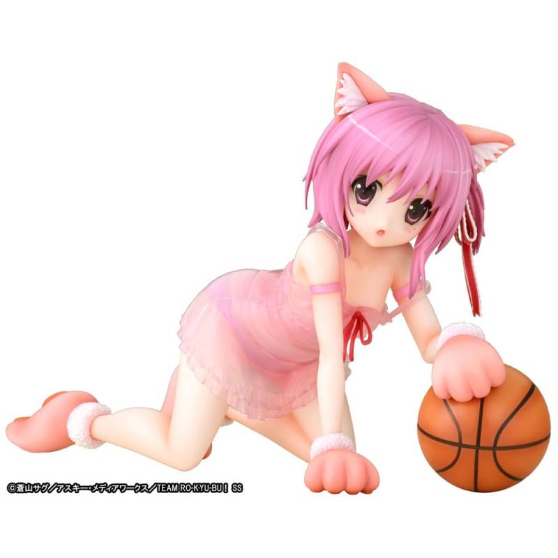 Ro-Kyu-Bu: Fast Break! PVC statuette 1/7 Tomoka Minato Kemomimi Lingerie Ver. 18cm