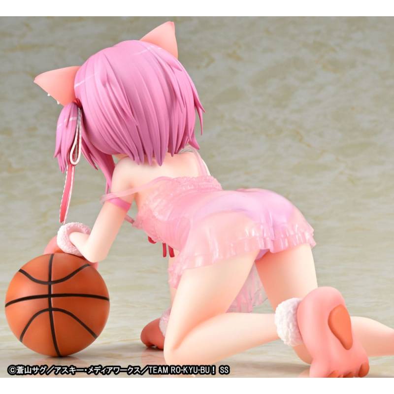 Ro-Kyu-Bu: Fast Break! PVC statuette 1/7 Tomoka Minato Kemomimi Lingerie Ver. 18cm