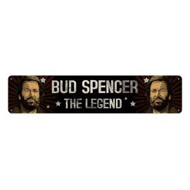 Bud Spencer metal sign The Legend 46 x 10 cm