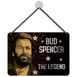 Bud Spencer metal sign The Legend 16.5 x 11.5 cm