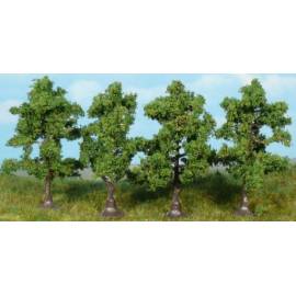 Set of 4 fruit trees 8 cm