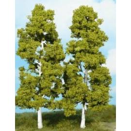 Set of 2 Birch trees 18 cm