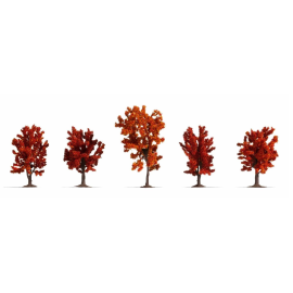 8 Autumn trees 8-10 cm