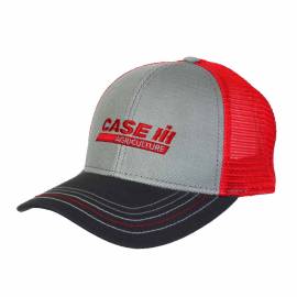 CASE IH Cap Gray and black red mesh