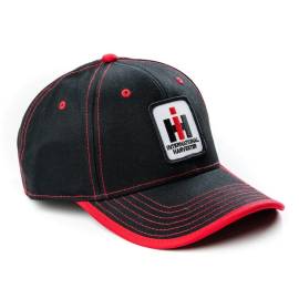 INTERNATIONAL black cap with red stitching