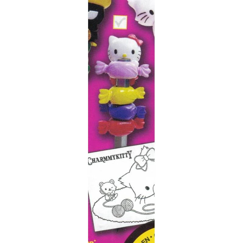 Candy decoration for HELLO KITTY pencil with coloring