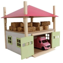 Building with garage and pink attic (Removable roof sold without accessories) 