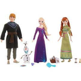 FROZEN Figurines - Elsa Anna Kristof and Olaf