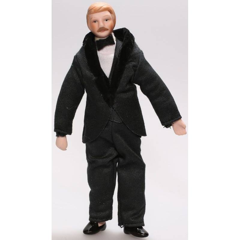 Man for dollhouse height 15 cm