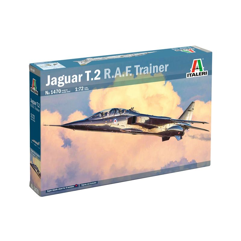 Jaguar T.2 RAF Trainer fighter plane to assemble and paint