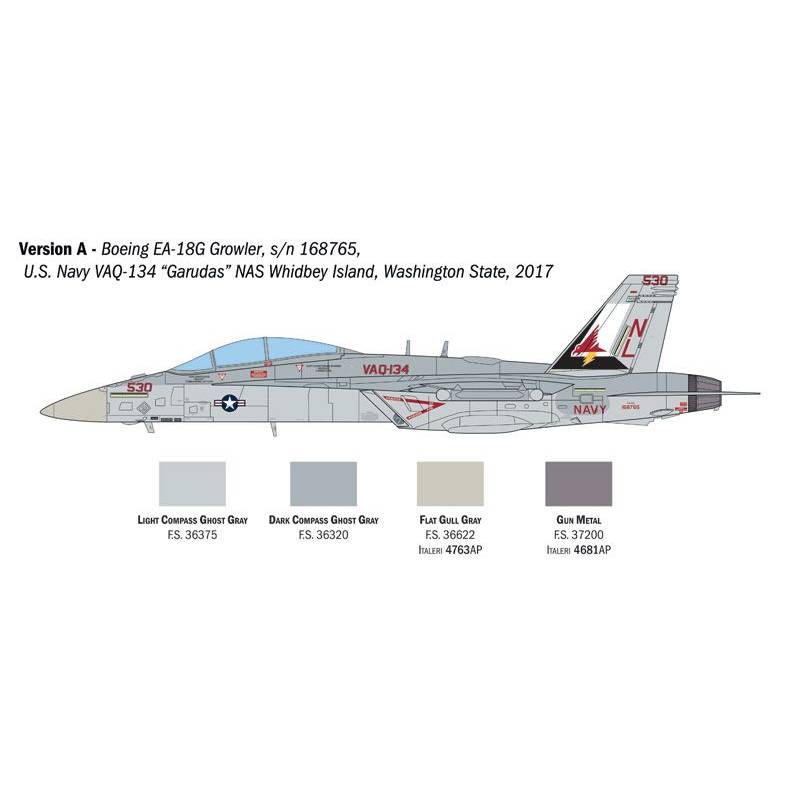 EA-18G Growler fighter plane to assemble and paint