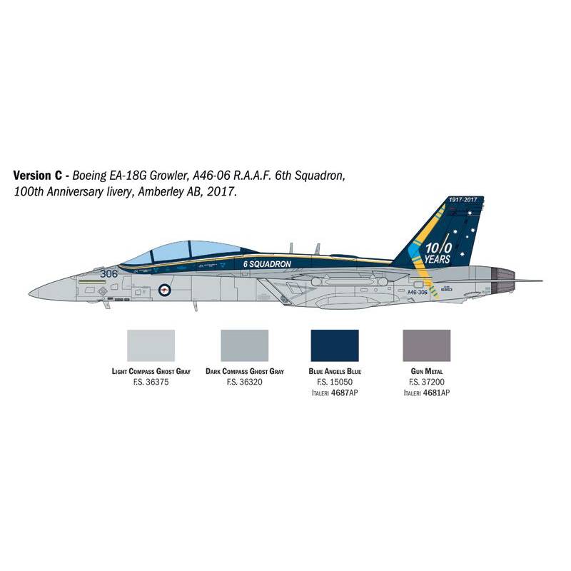 EA-18G Growler fighter plane to assemble and paint