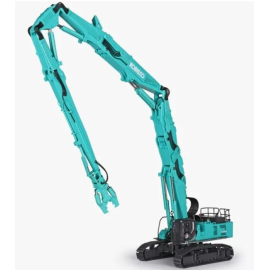 KOBELCO SK1300DLC-10 arm demolition excavator in 40m configuration KR1350TPR-40