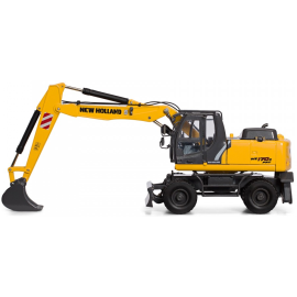 NEW HOLLAND WE 170B PRO wheeled excavator Die cast 