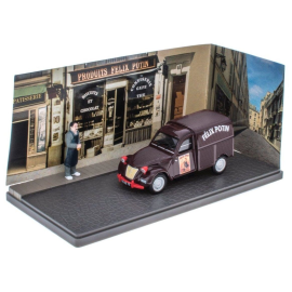 CITROEN 2 CV Felix Potin grocer's van with figurine from the series small utility vehicles for craftsmen and merchants Die cast 