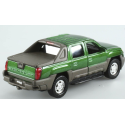 CHEVROLET Avalanche double cab pick-up green friction toy damaged box