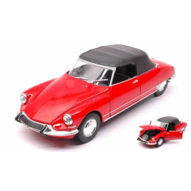 CITROEN DS 19 convertible closed red Die cast 