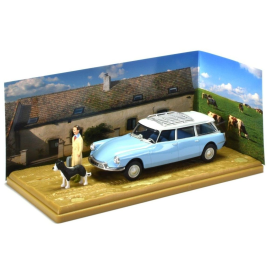 CITROEN ID 19 family station wagon from the Veterinarian series, small utility vehicles for craftsmen and traders Die cast 