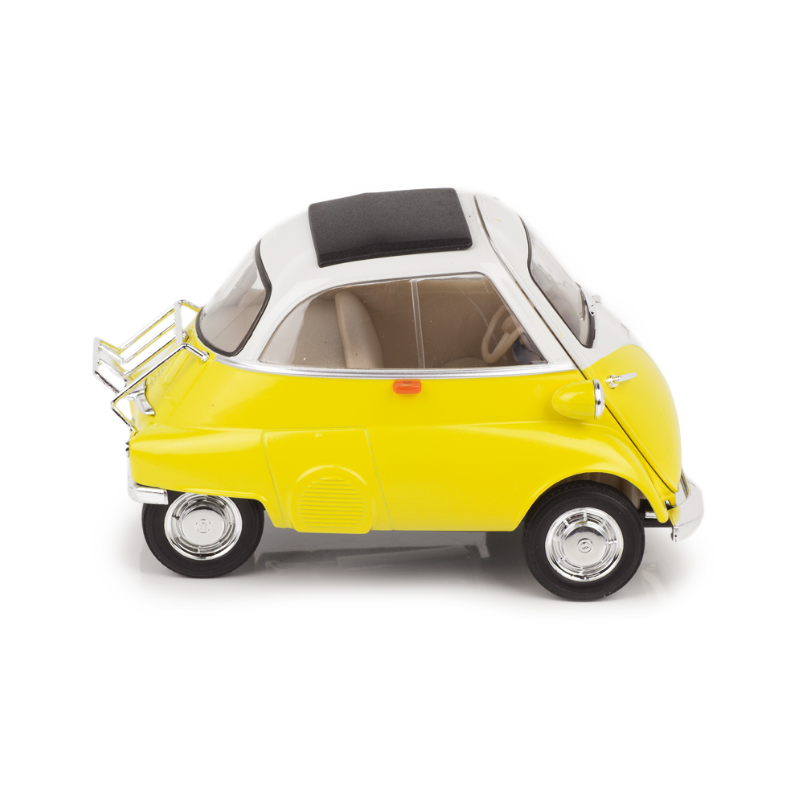 BMW Isetta yellow and white