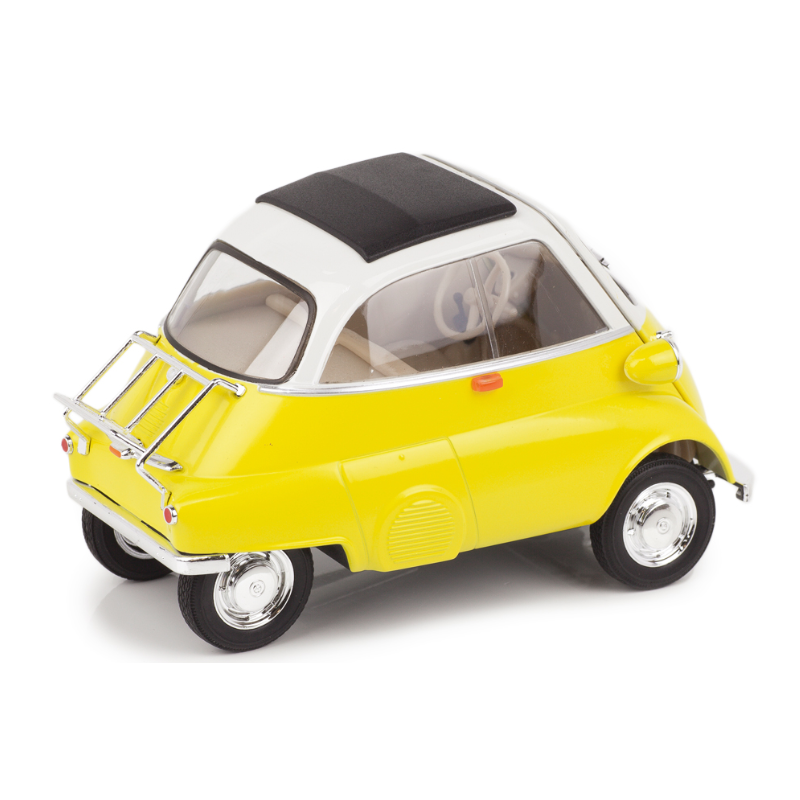 BMW Isetta yellow and white