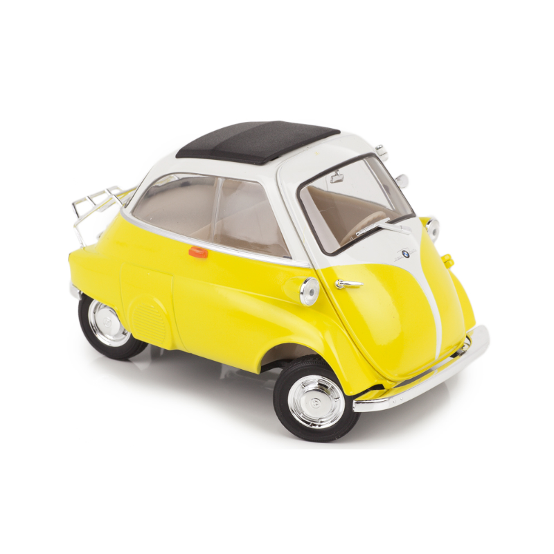 BMW Isetta yellow and white