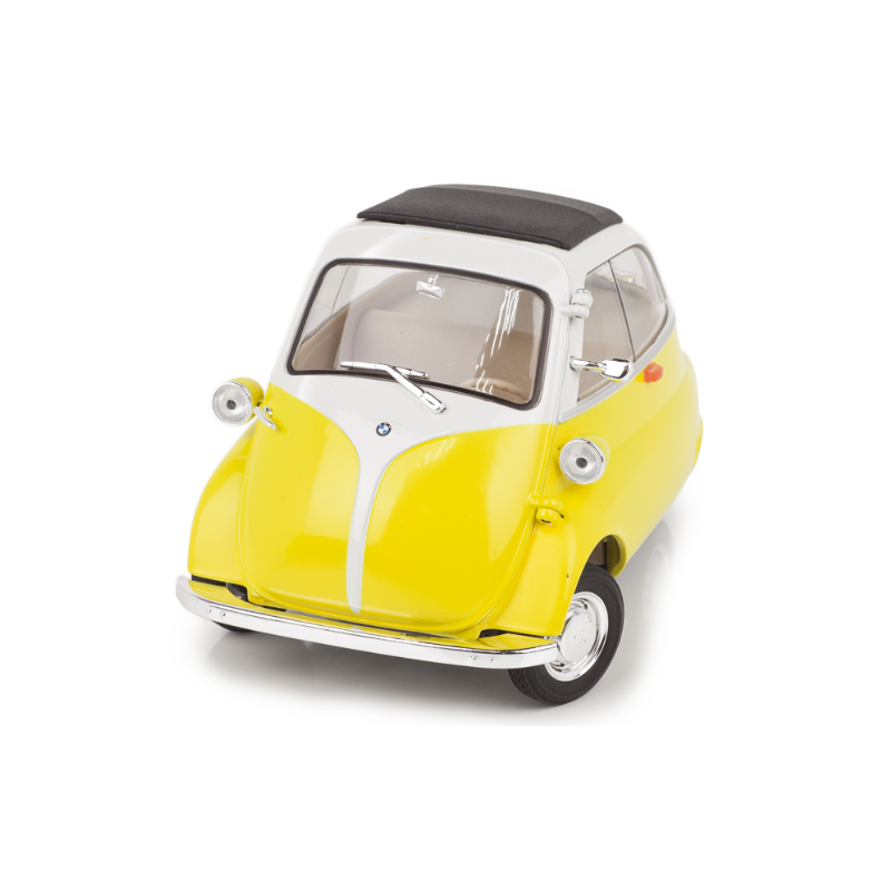 BMW Isetta yellow and white