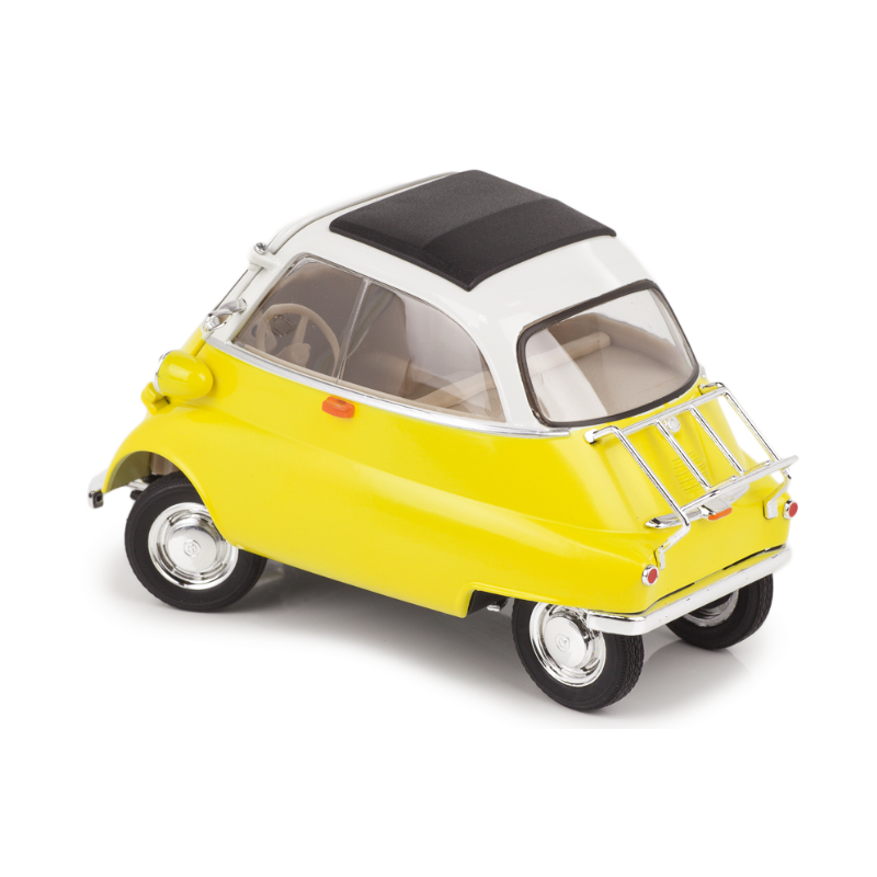 BMW Isetta yellow and white