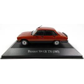 PEUGEOT 504 GR TN 4-door sedan 1985 metallic orange sold in blister pack