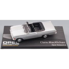 OPEL Rekord A gray open convertible by designer Clare Mackichan