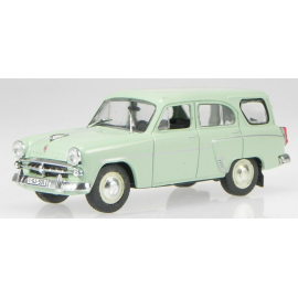 MOSKVITCH 423N station wagon 1958 light green sold in blister pack Die cast 