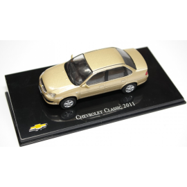 CHEVROLET Classic 4-door sedan 2011 metallic gold Die cast 