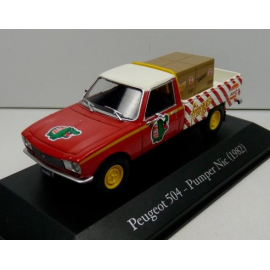 PEUGEOT 504 Pumper Nic 1982 Die cast 