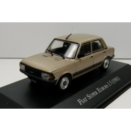 FIAT Super Europa 1.5 1983 metallic beige with booklet Die cast 