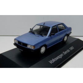 VOLKSWAGEN senda 1993 metallic blue with booklet